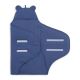 Jollein - Medvilninė vystymo antklodė BASIC STRIPE 100x105 cm Jeans Blue
