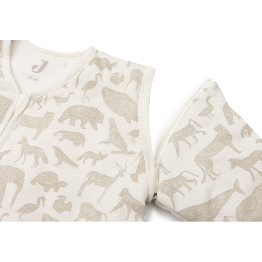 Jollein - Miegmaišis 2in1 3-9 mėnesiai 3 TOG Animals Nougat