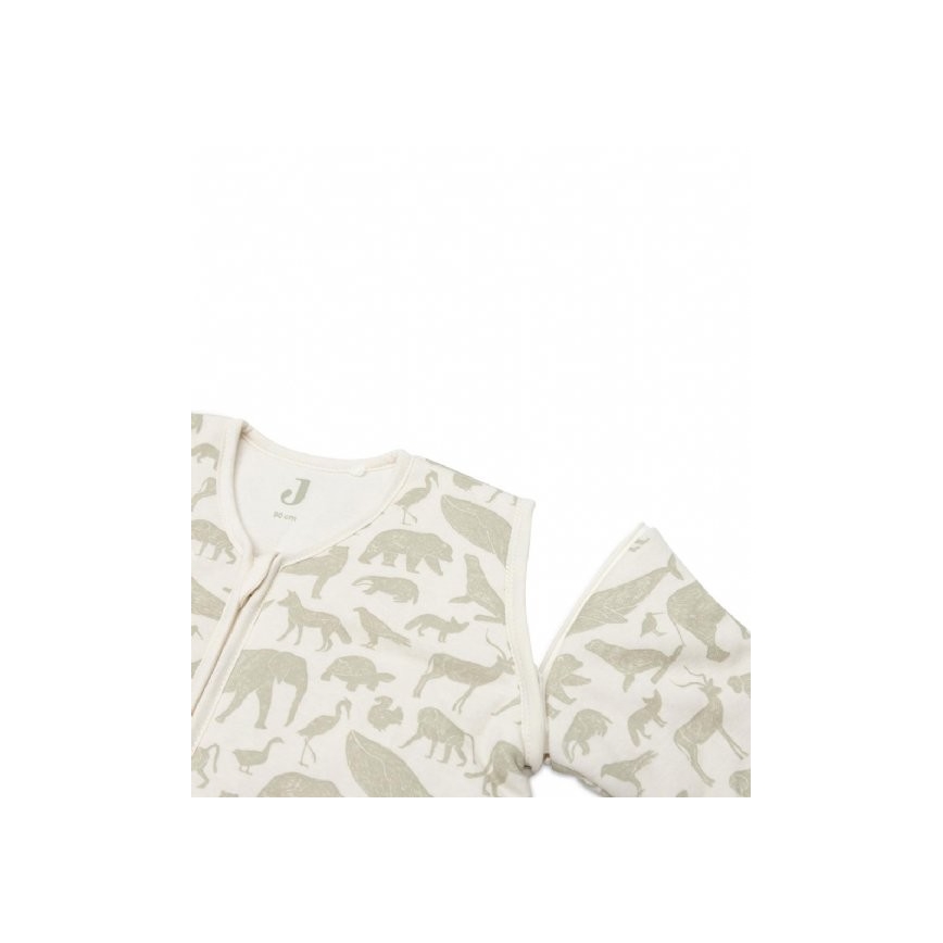 Jollein - Miegmaišis 2in1 6-18 mėnesiai 3 TOG Animals Olive Green