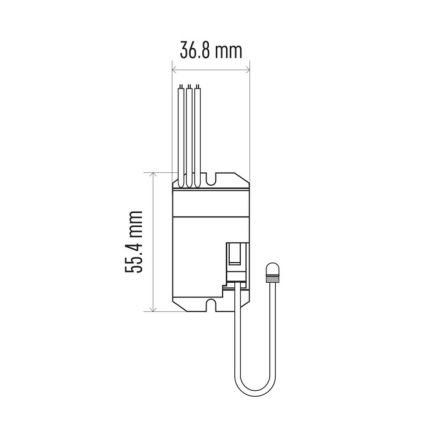 Judesio infra jutiklis PIR B 800W / 230V