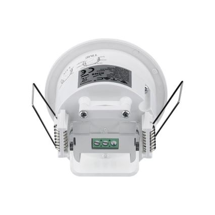Judesio jutiklis įleidžiamas PIR 360° 300W/230V balta