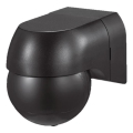 Judesio jutiklis PIR 180° 400W/230V IP44 juoda
