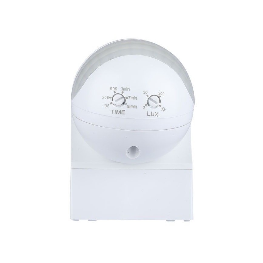 Judesio jutiklis PIR 180° 800W/230V IP44 balta