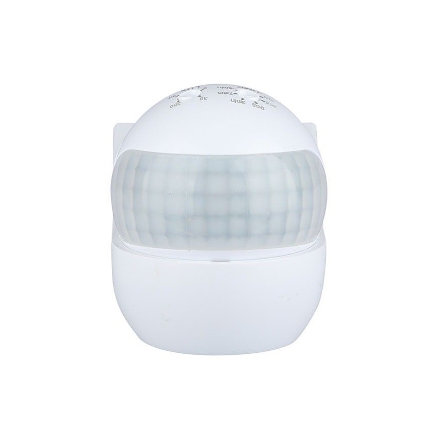 Judesio jutiklis PIR 180° 800W/230V IP44 balta