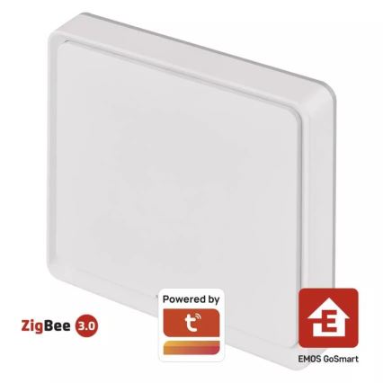 Jungiklis 1-mygtukas GoSmart 1xCR2430 Tuya balta