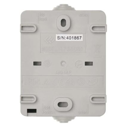 Jungiklis 1-mygtukas IP54