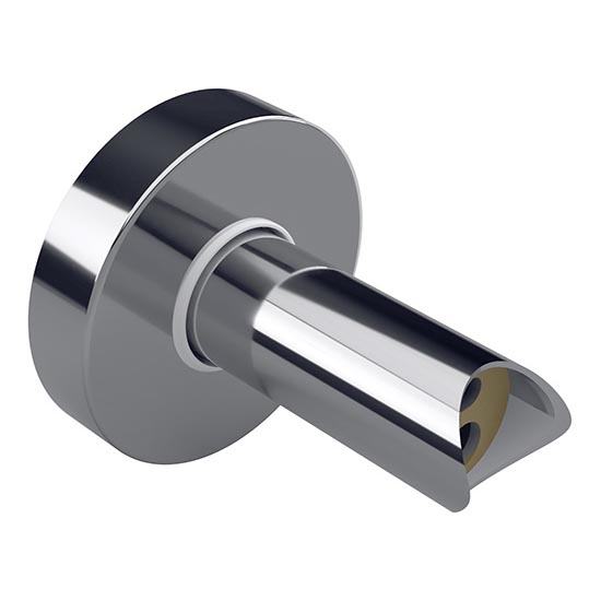 Jungties adapteris 6,4x6,4 cm sidabrinis