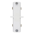 Jungtis šviestuvams bėgių sistema CONNECTOR RS BALTAS tiesaus tipo