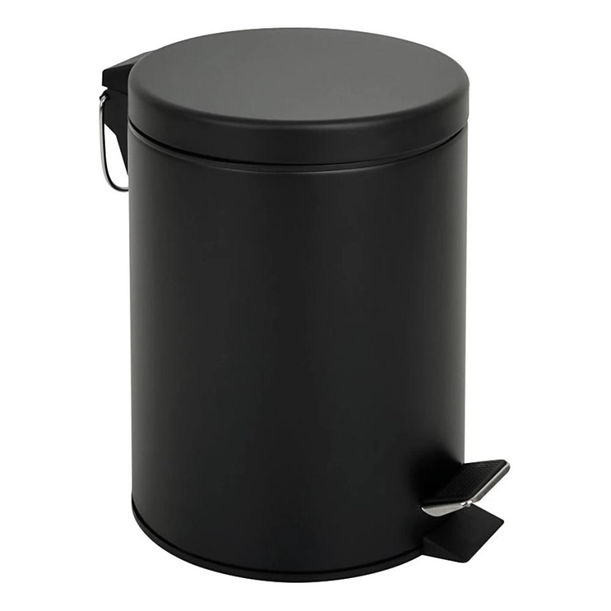 Juoda 3 l šiukšliadėžė