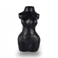 Juoda keraminė vaza 30 cm