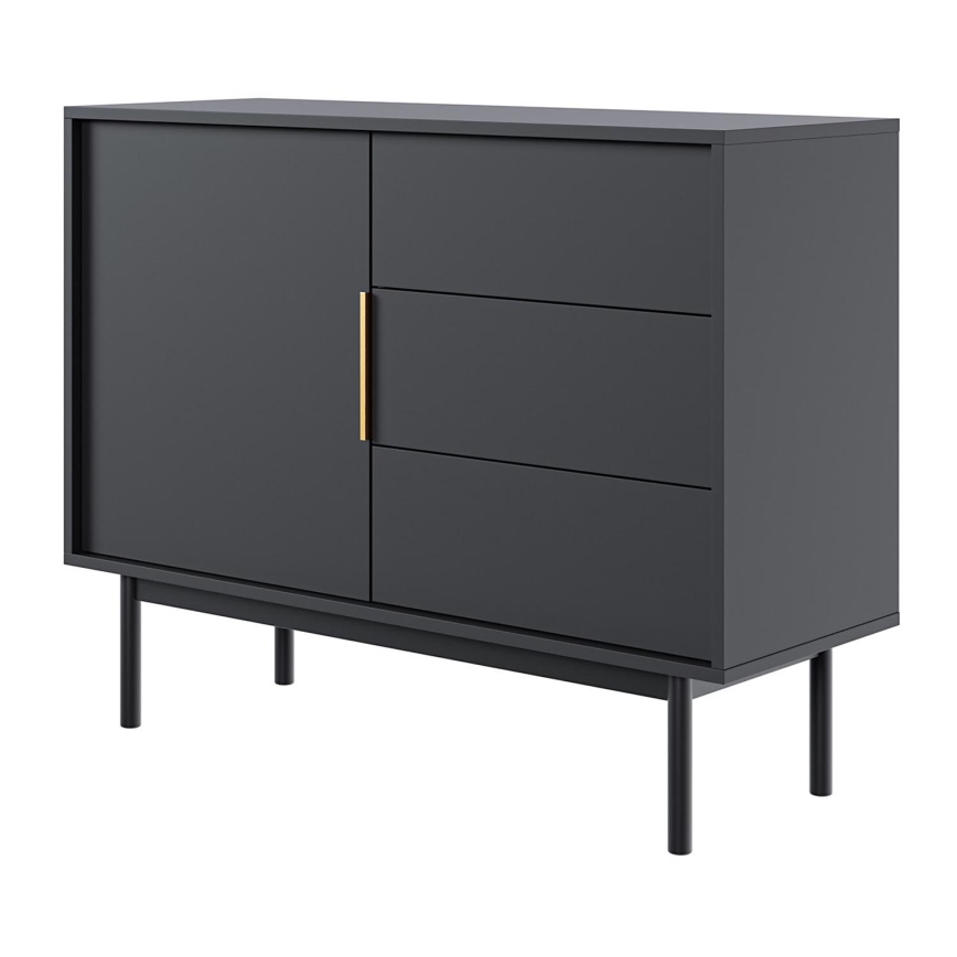 Juoda komoda ELI