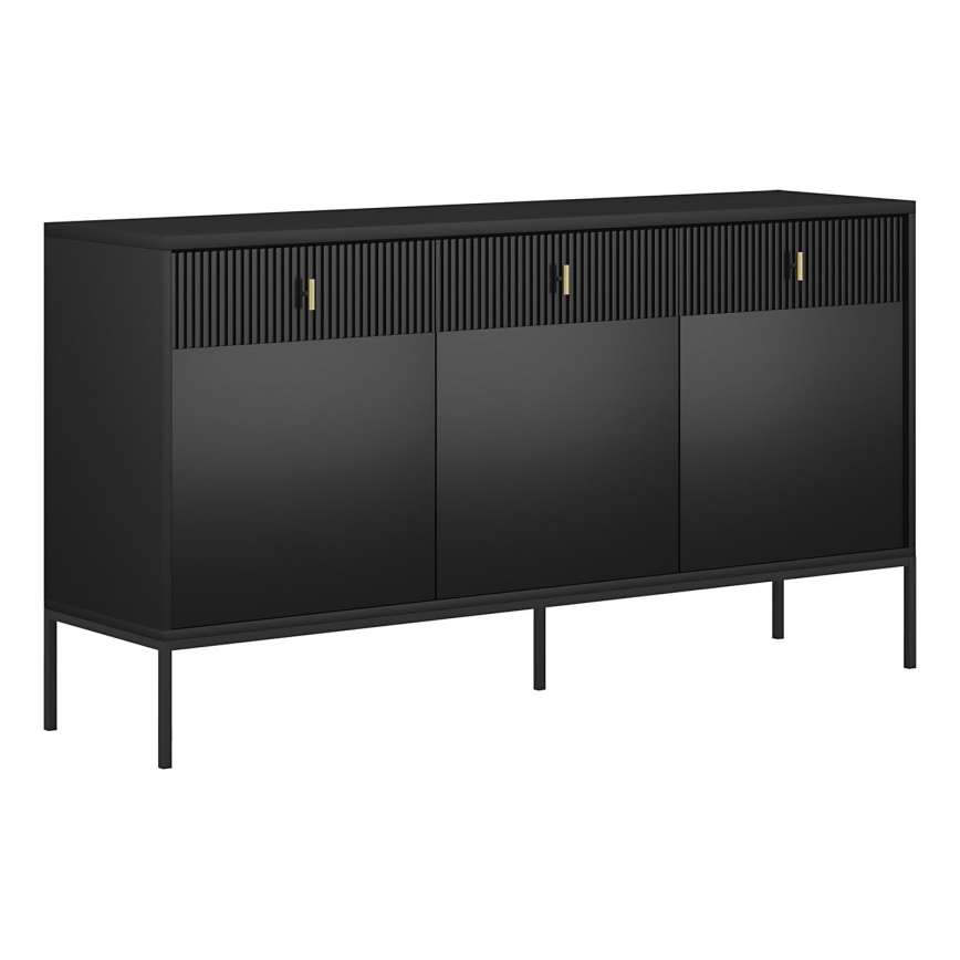 Juoda komoda SUE