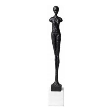 Juoda metalinė stalo dekoracija, 43 cm