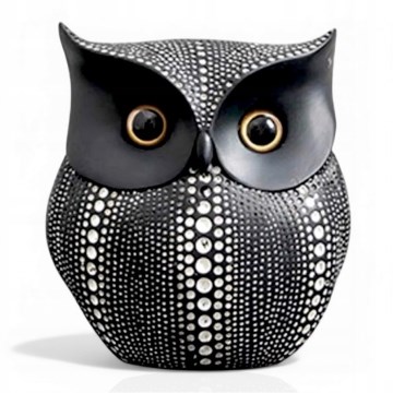 Juoda stalo dekoracija, 15 cm