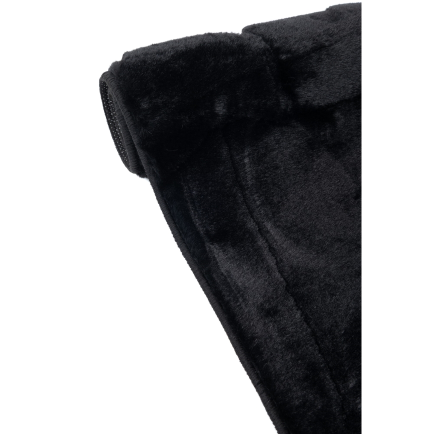 Juodas RABBIT 3D kilimas 120x170 cm