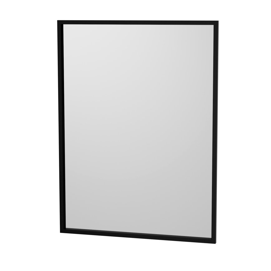Juodas vonios veidrodis BORGSTED 60x80 cm
