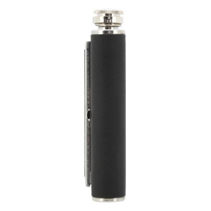 Juodos spalvos kolba su cigarų dėklu 175 ml