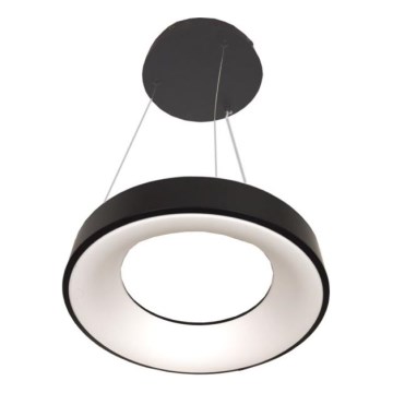 Juostinis LED šviestuvas DRAX LED/32W/230V 4000K, Ø 38 cm, juodas