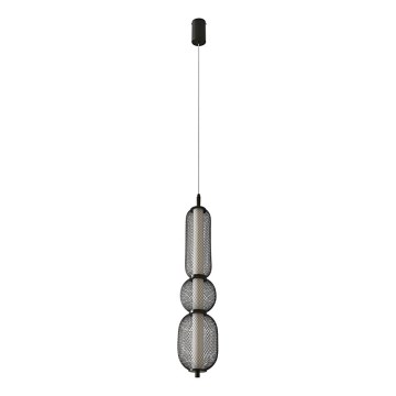 Juostinis LED šviestuvas PUMA LED/15W/230V, 14 cm, juodas