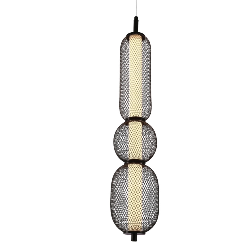Juostinis LED šviestuvas PUMA LED/15W/230V, 14 cm, juodas