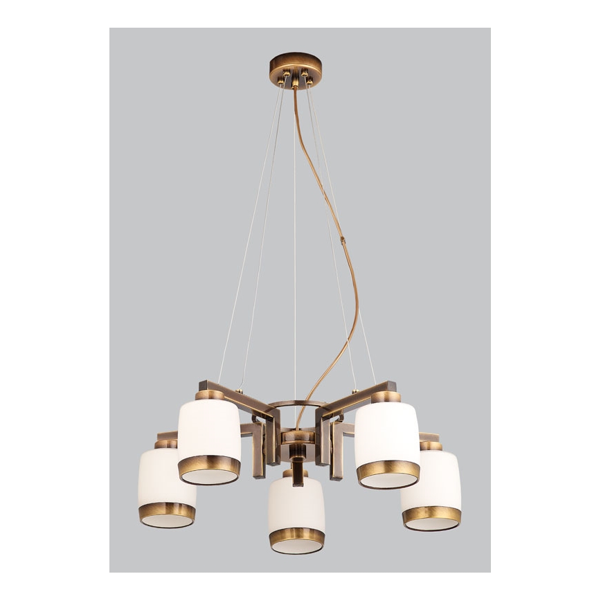Jupiter 1062 - LN5 - Pakabinamas sietynas LINEA 5xE27/60W/230V