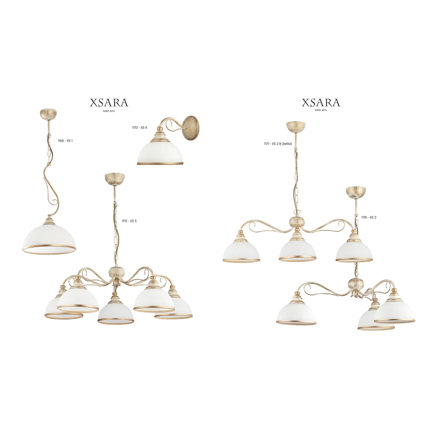 Jupiter 1169 - Pakabinamas šviestuvas XSARA 1xE27/60W/230V