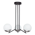 Jupiter 1723 - Sietynas ant stulpo SANTA 3xE14/40W/230V blizgus chromas