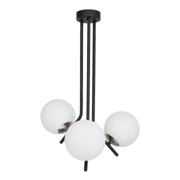 Jupiter 1736 - Sietynas ant stulpo TIM 3xE14/40W/230V blizgus chromas