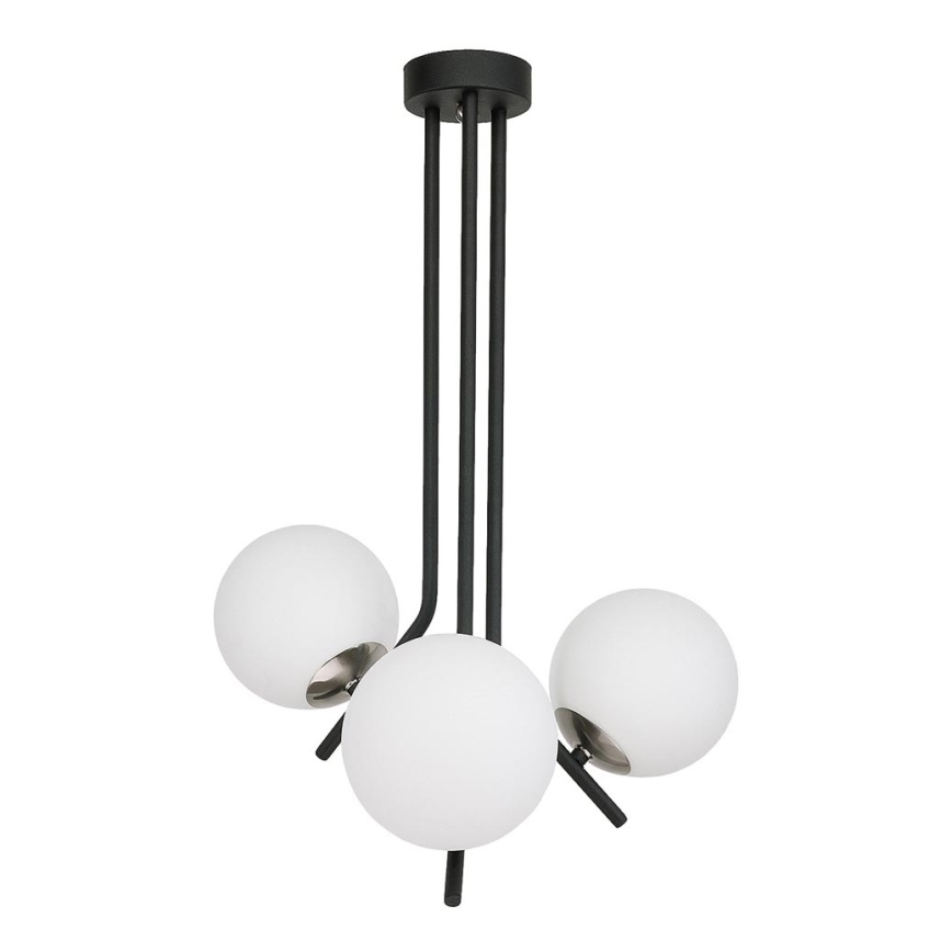 Jupiter 1736 - Sietynas ant stulpo TIM 3xE14/40W/230V blizgus chromas