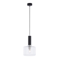 Jupiter 1855 - VA1 - Pakabinamas sietynas VANES 1xE27/60W/230V blizgus chromas/juoda
