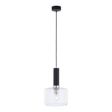 Jupiter 1855 - VA1 - Pakabinamas sietynas VANES 1xE27/60W/230V blizgus chromas/juoda