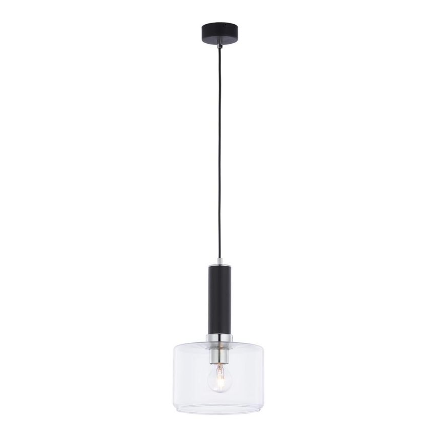 Jupiter 1855 - VA1 - Pakabinamas sietynas VANES 1xE27/60W/230V blizgus chromas/juoda