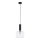 Jupiter 1855 - VA1 - Pakabinamas sietynas VANES 1xE27/60W/230V blizgus chromas/juoda