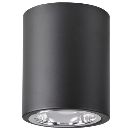 JUPITER 1xE27/6,5W/230V 2700-6500K Wi-Fi 9,8 cm juodas LED RGBW reguliuojamas taškinis šviestuvas
