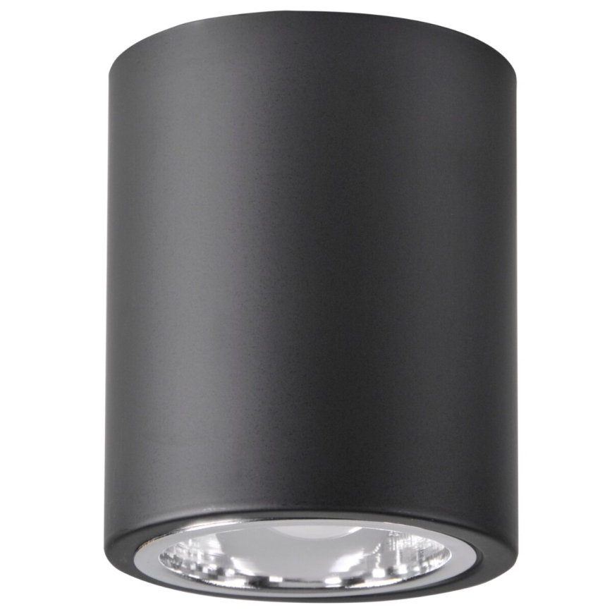 JUPITER 1xE27/6,5W/230V 2700-6500K Wi-Fi 9,8 cm juodas LED RGBW reguliuojamas taškinis šviestuvas