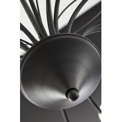 Jupiter 2057 - Pakabinama liustra ant grandinės GLORIOSA 15xG9/14W/230V juoda