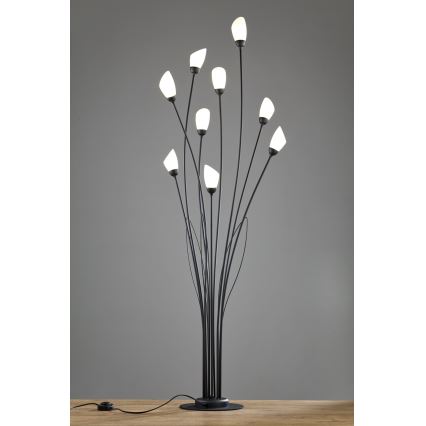 Jupiter 2058 - Toršeras GLORIOSA 9xG9/14W/230V juodas