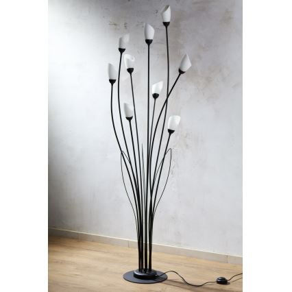 Jupiter 2058 - Toršeras GLORIOSA 9xG9/14W/230V juodas