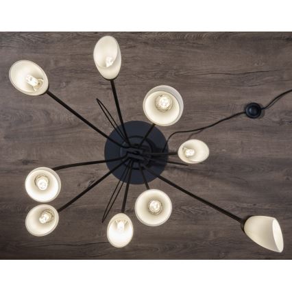 Jupiter 2058 - Toršeras GLORIOSA 9xG9/14W/230V juodas