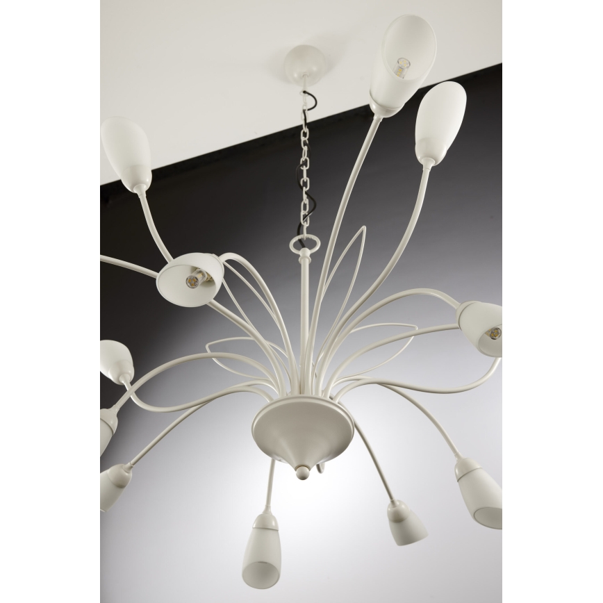 Jupiter 2062 - Sietynas ant grandinės GLORIOSA 15xG9/14W/230V kremiškos spalvos