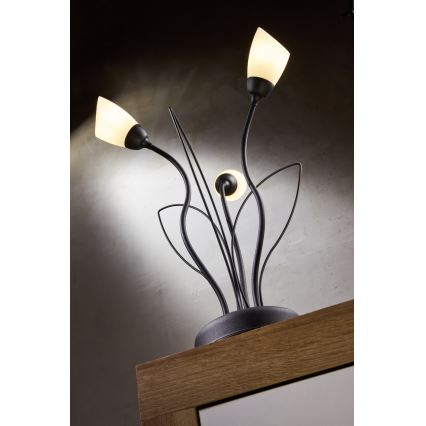 Jupiter 2065 - Stalinis šviestuvas GLORIOSA 3xG9/14W/230V juodas