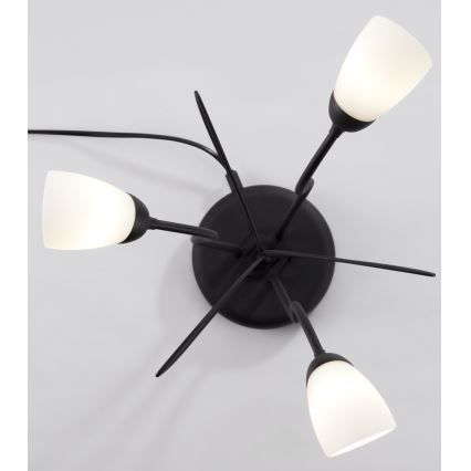 Jupiter 2065 - Stalinis šviestuvas GLORIOSA 3xG9/14W/230V juodas