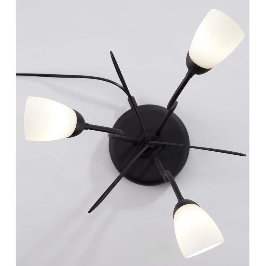 Jupiter 2065 - Stalinis šviestuvas GLORIOSA 3xG9/14W/230V juodas