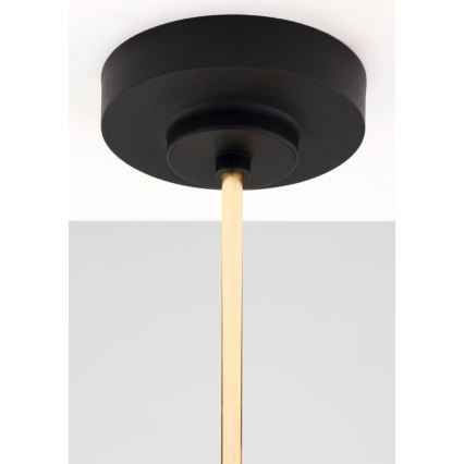 Jupiter 2089 - Liustra ant stiebo RAMIREZ 6xE27/15W/230V auksinė/juoda