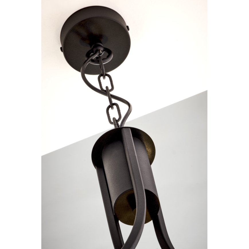 Jupiter 2103 - Pakabinama liustra ARTHUR 3xE27/15W/230V balta/juoda/marmuro dekoras