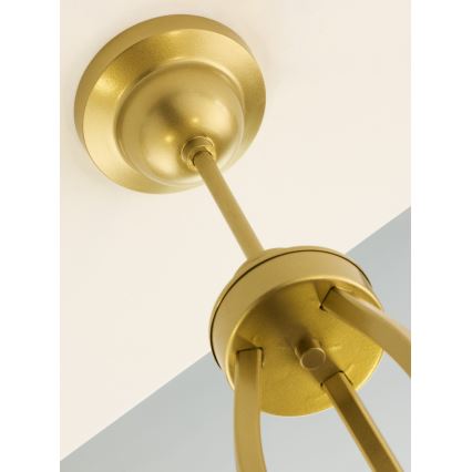 Jupiter 2113 - Liustra ant strypo KASZMIR 3xE27/15W/230V mėlyna/auksinė