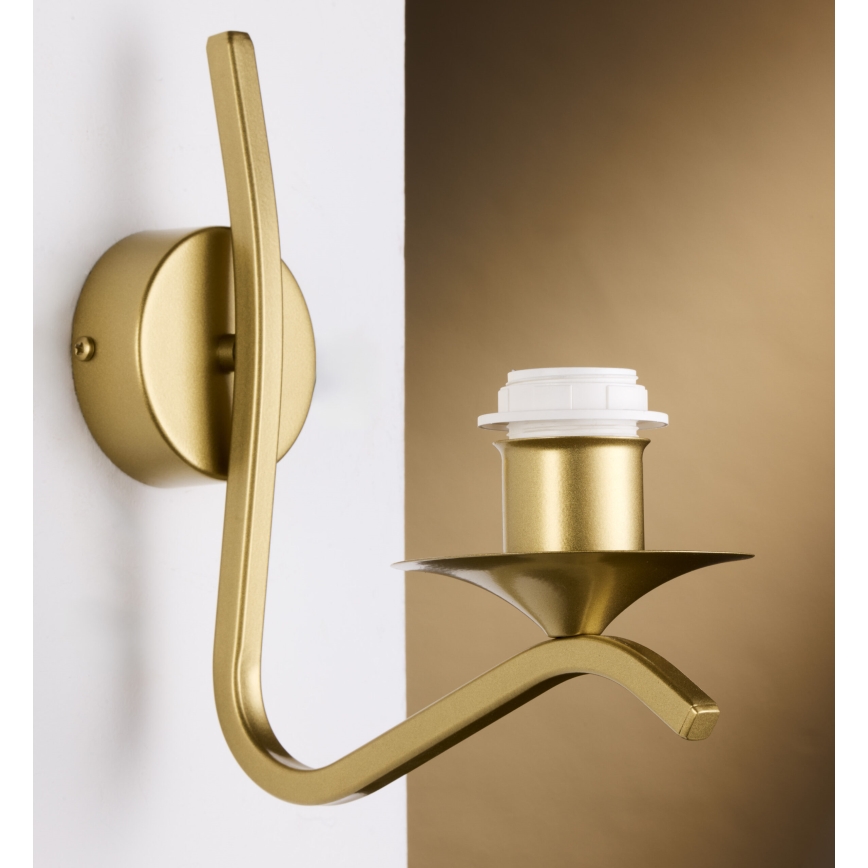 Jupiter 2115 - Sieninė lempa KASZMIR 1xE27/15W/230V mėlyna/auksinė