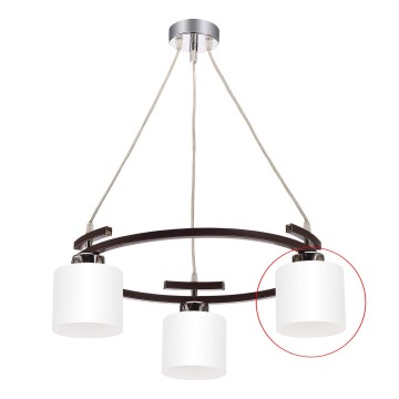 Jupiter – Pakeitimo stiklas šviestuvui BASCO E27 skersmuo 13 cm, baltas