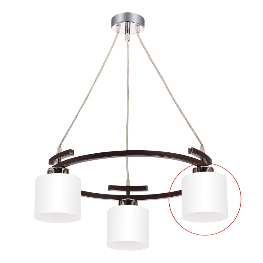 Jupiter – Pakeitimo stiklas šviestuvui BASCO E27 skersmuo 13 cm, baltas