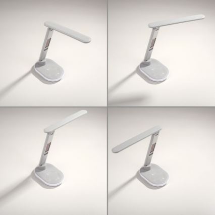 JUST LIGHT. 11018-16 - LED RGBW Tamsinama jutiklinė stalinė lempa su belaidžiu įkrovimu TINA LED/4W/230V balta